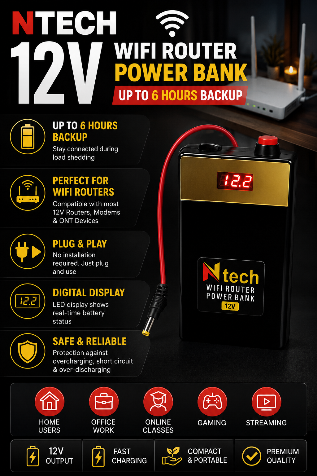 ROUTER POWERBANK 20000MAH